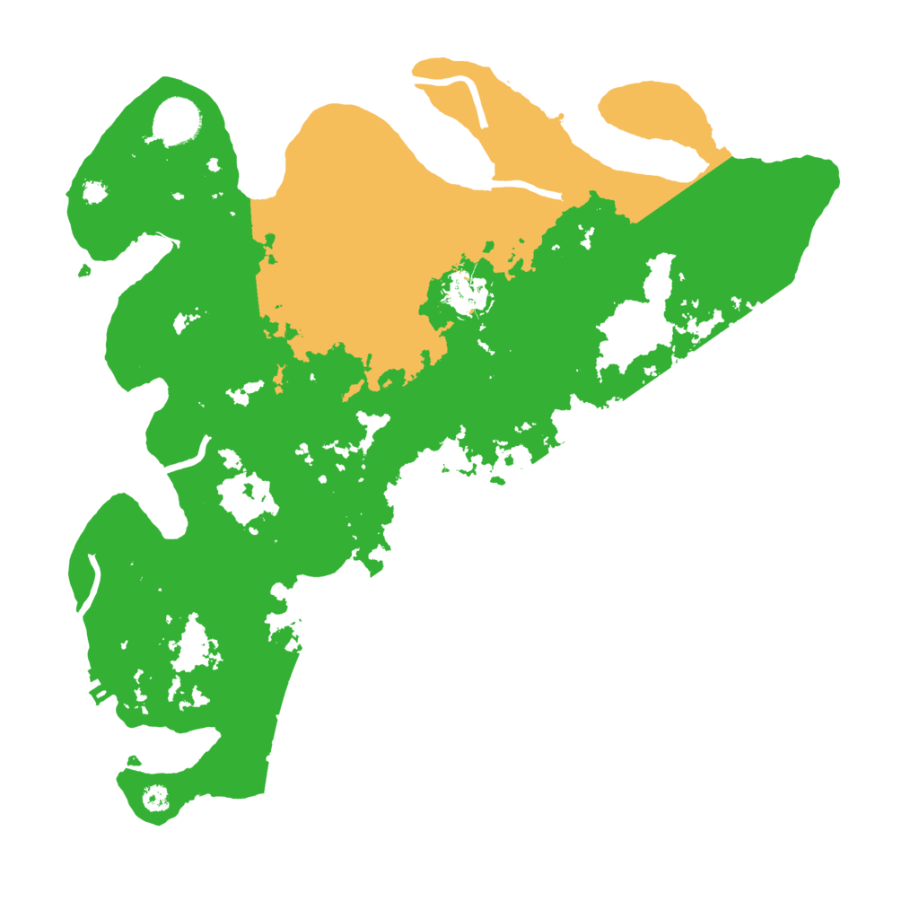 Biome Rust Map: Procedural Map, Size: 3500, Seed: 84180645