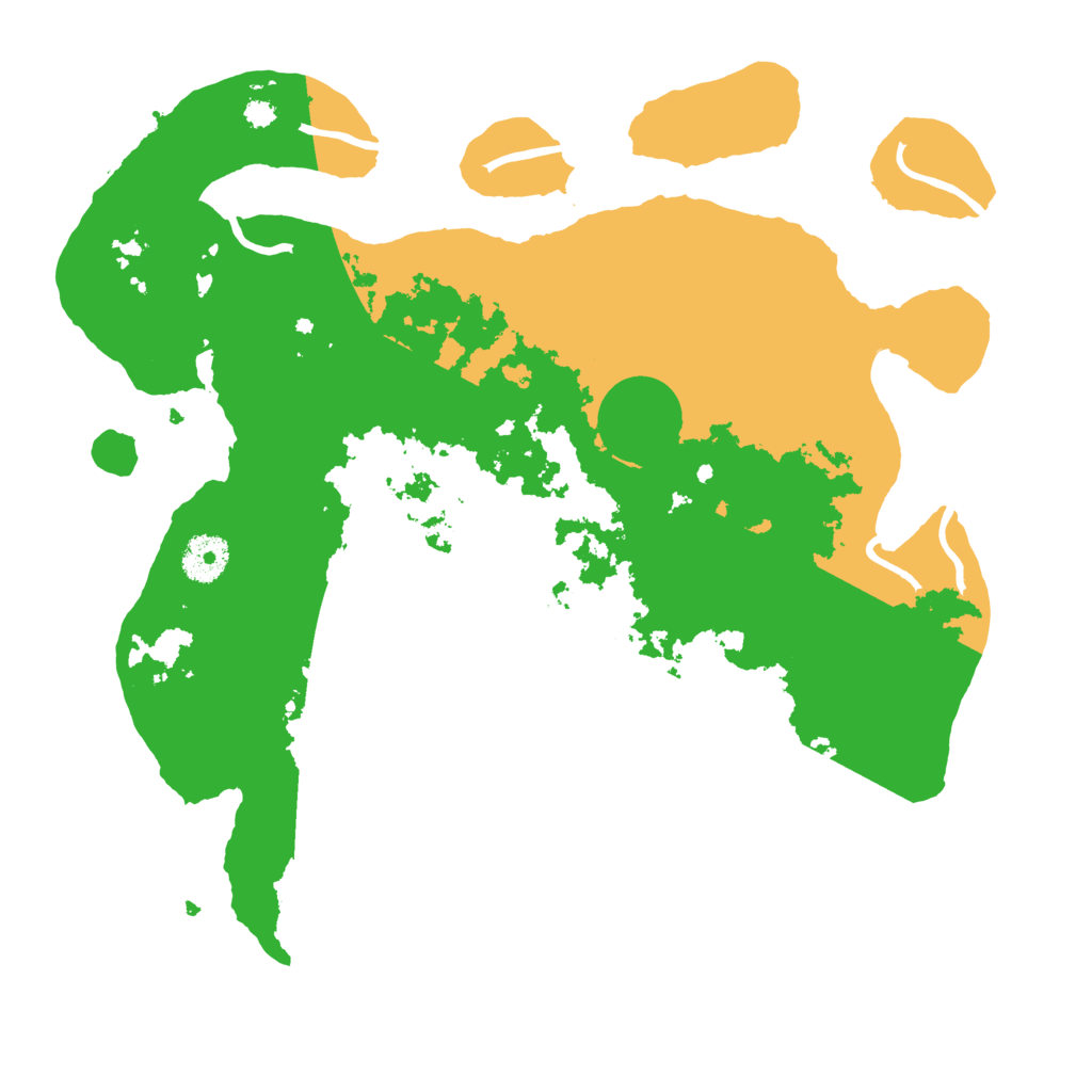 Biome Rust Map: Procedural Map, Size: 3500, Seed: 5492108