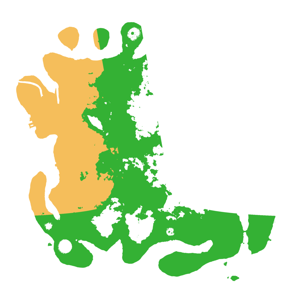 Biome Rust Map: Procedural Map, Size: 3800, Seed: 658231749