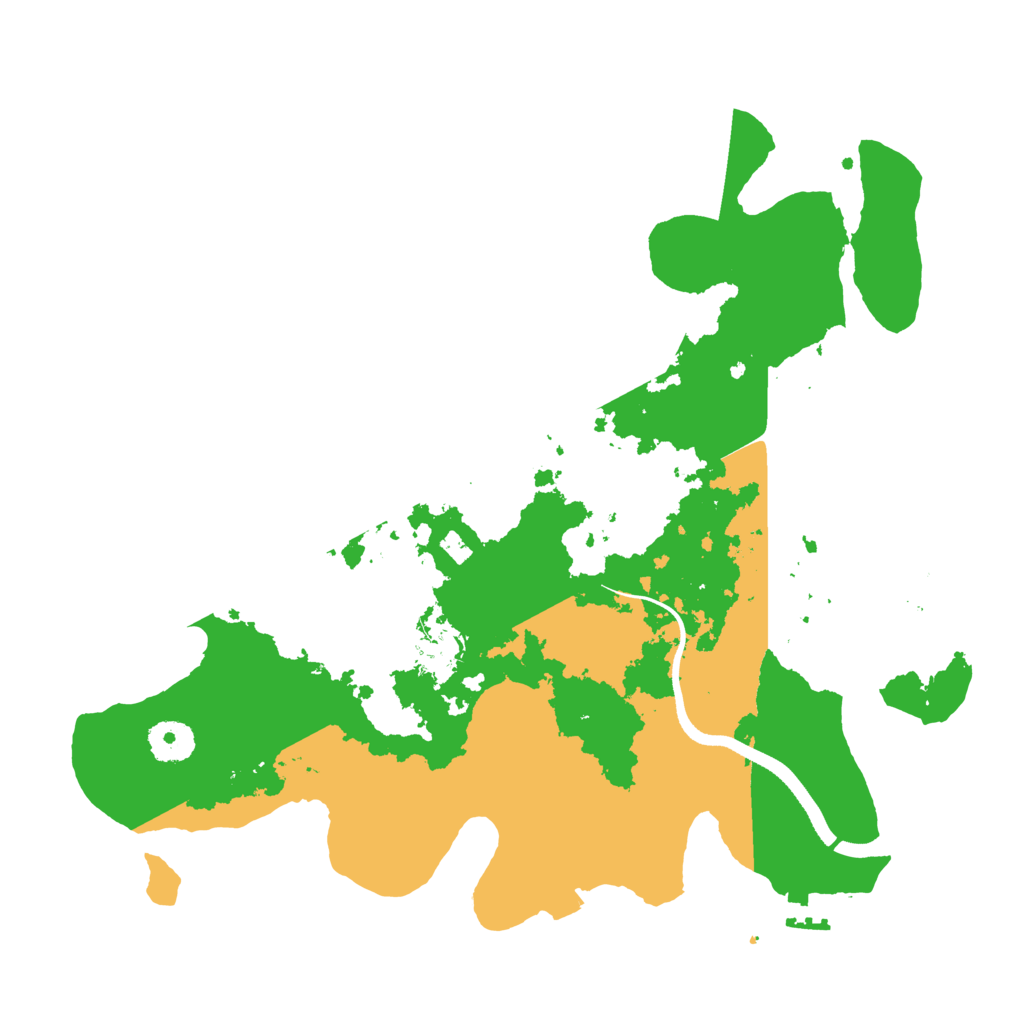 Biome Rust Map: Procedural Map, Size: 3500, Seed: 89918706