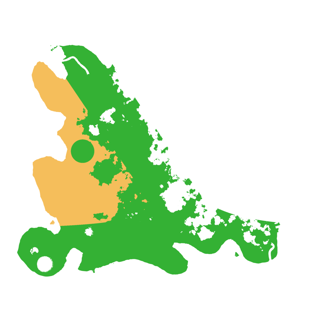 Biome Rust Map: Procedural Map, Size: 3500, Seed: 1841403972