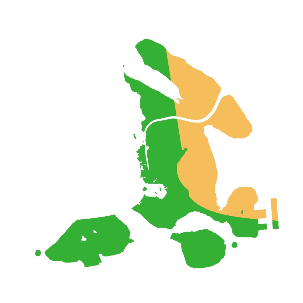 Biome Rust Map: Procedural Map, Size: 2000, Seed: 174