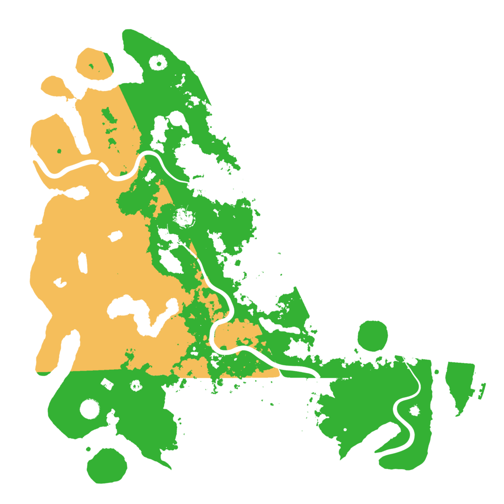 Biome Rust Map: Procedural Map, Size: 4500, Seed: 1989287038