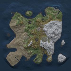 Thumbnail Rust Map: Procedural Map, Size: 3000, Seed: 470888595, 13 Monuments