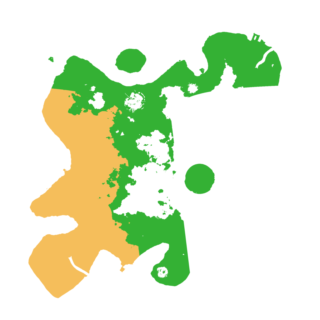 Biome Rust Map: Procedural Map, Size: 3000, Seed: 470888595