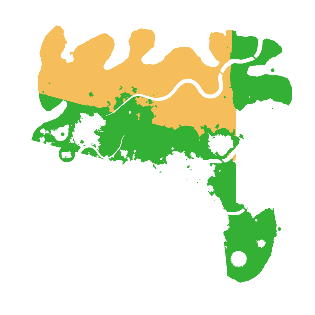 Biome Rust Map: Procedural Map, Size: 3500, Seed: 6945679