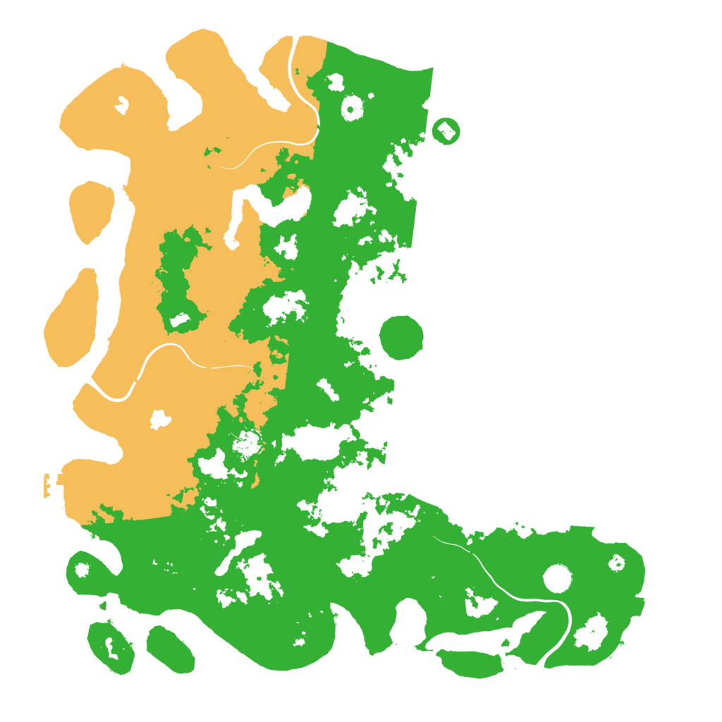 Biome Rust Map: Procedural Map, Size: 4500, Seed: 10841913