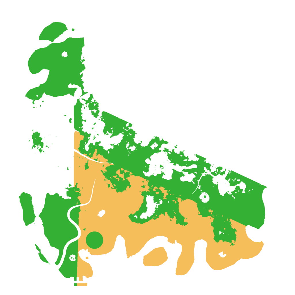 Biome Rust Map: Procedural Map, Size: 4500, Seed: 2040918023
