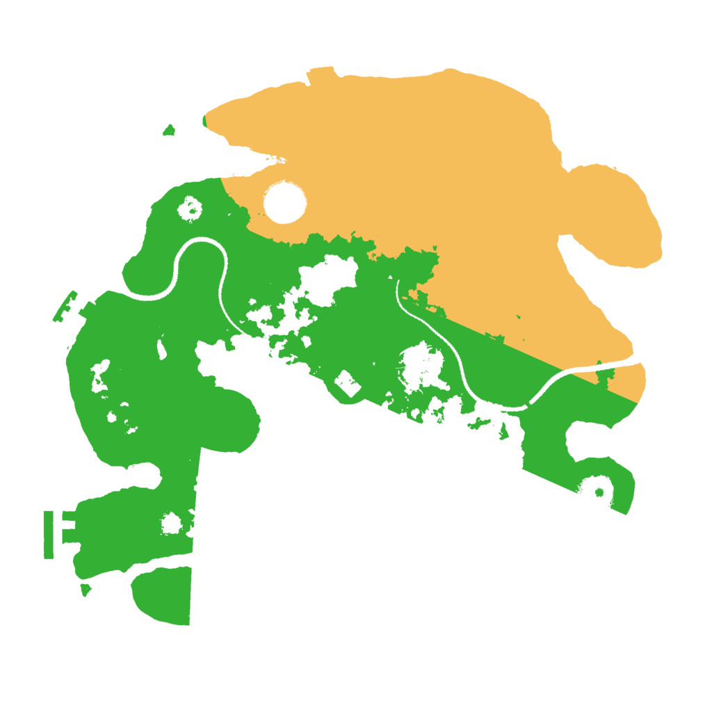 Biome Rust Map: Procedural Map, Size: 3000, Seed: 1942928471