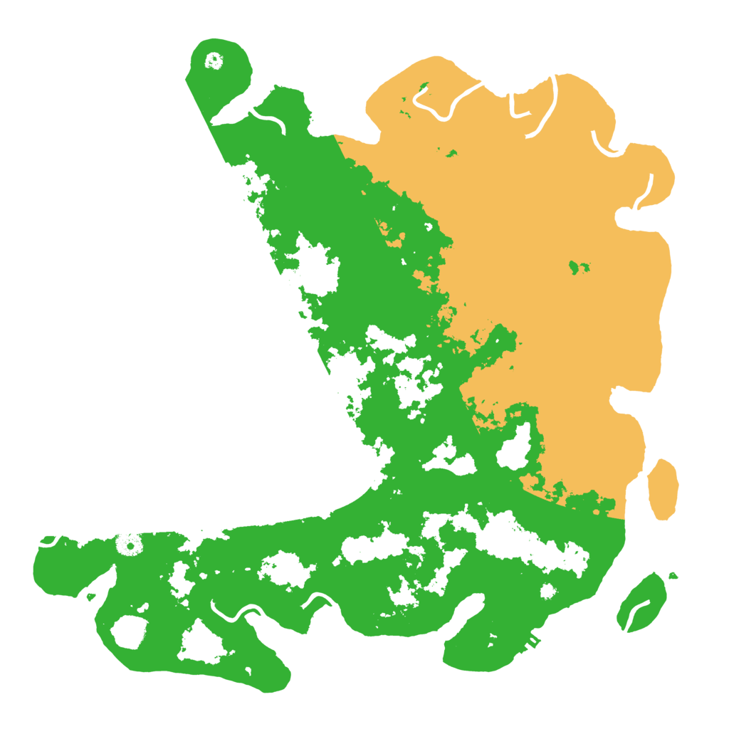 Biome Rust Map: Procedural Map, Size: 4250, Seed: 808794476