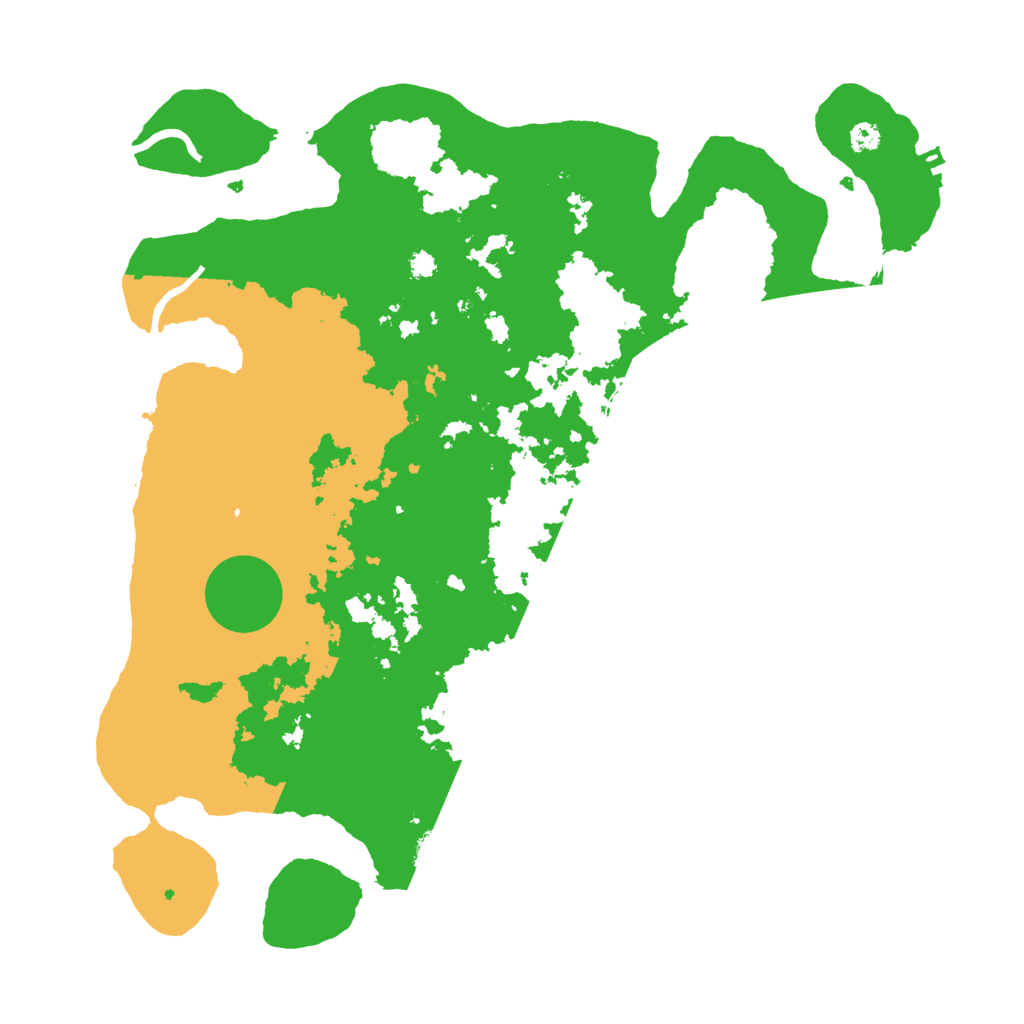 Biome Rust Map: Procedural Map, Size: 3500, Seed: 69751238