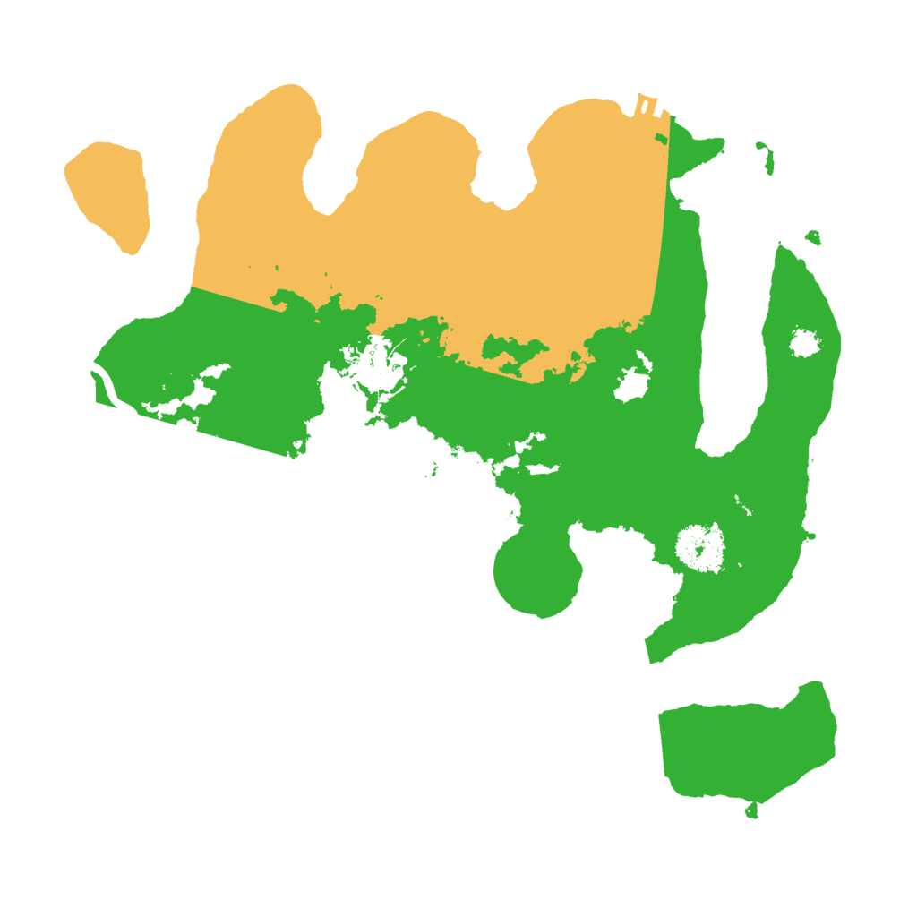 Biome Rust Map: Procedural Map, Size: 2880, Seed: 2147483647