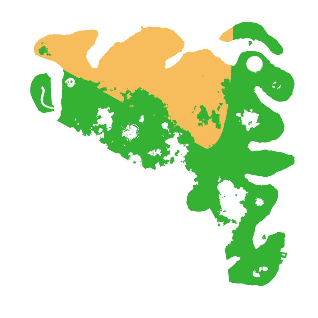 Biome Rust Map: Procedural Map, Size: 3500, Seed: 82851478