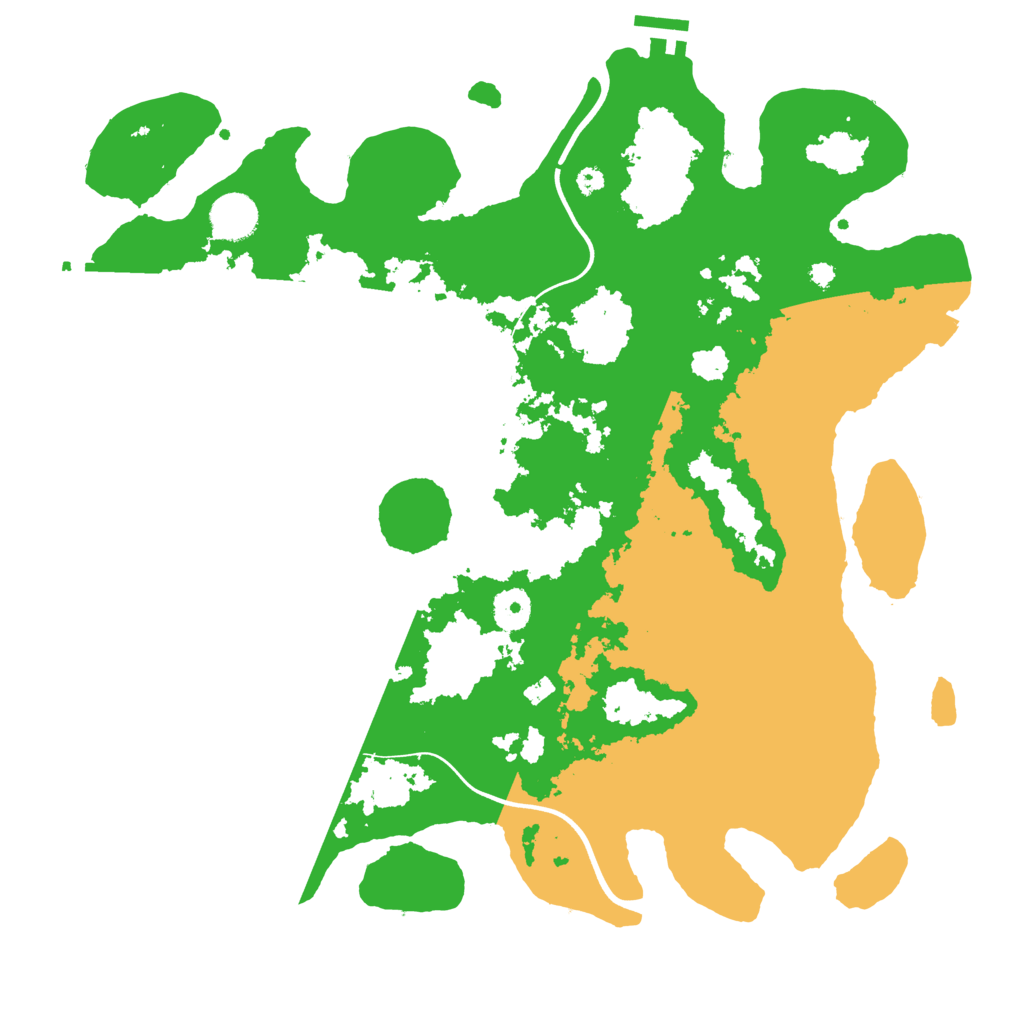 Biome Rust Map: Procedural Map, Size: 3800, Seed: 275934618
