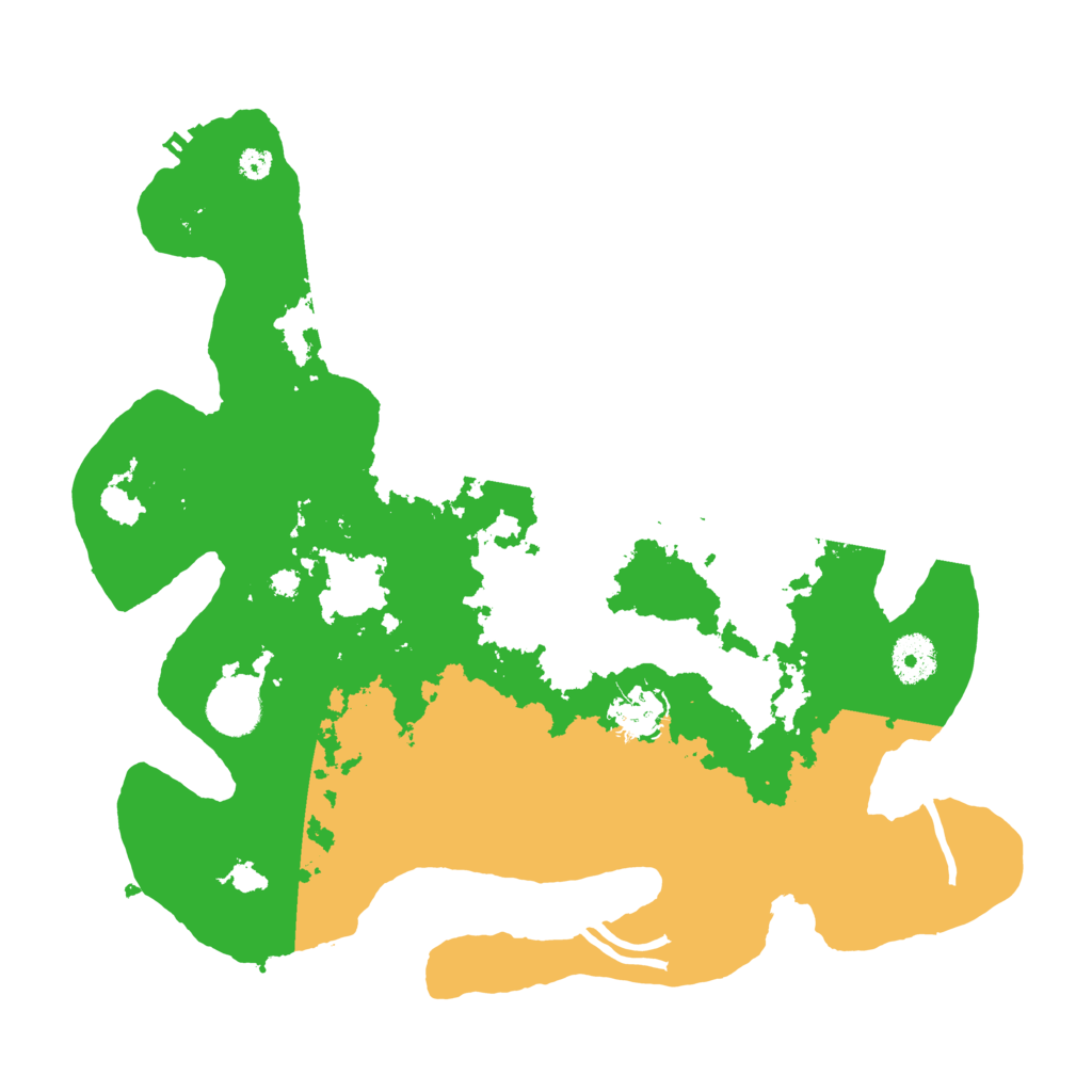 Biome Rust Map: Procedural Map, Size: 3500, Seed: 226509743