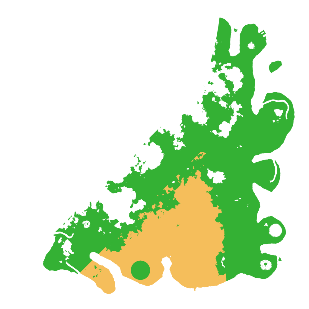 Biome Rust Map: Procedural Map, Size: 4250, Seed: 350748078