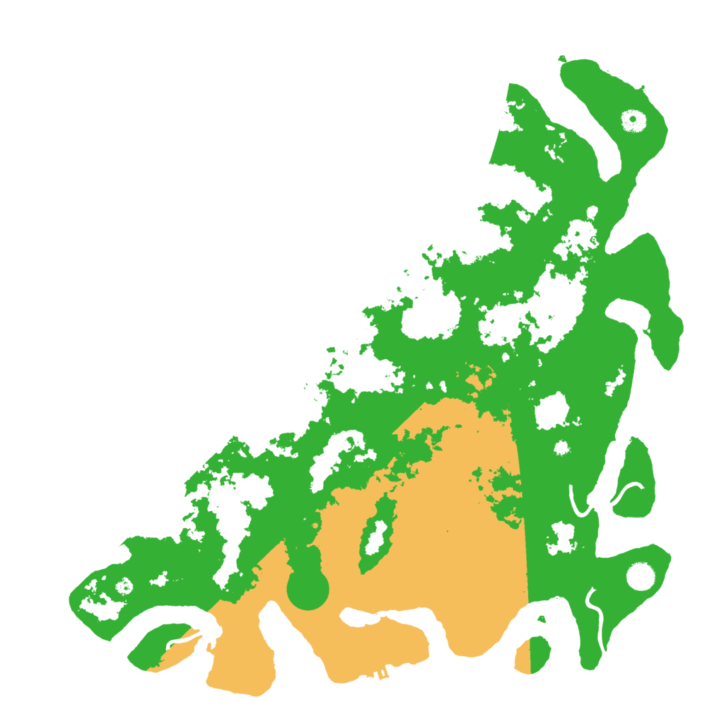 Biome Rust Map: Procedural Map, Size: 4500, Seed: 1270317252