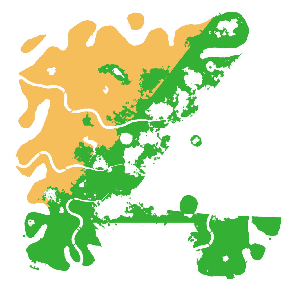 Biome Rust Map: Procedural Map, Size: 4500, Seed: 1999215807