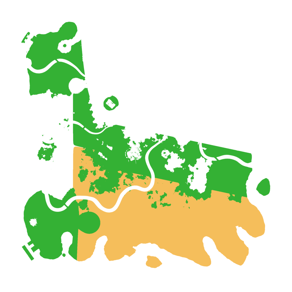 Biome Rust Map: Procedural Map, Size: 3500, Seed: 80394700