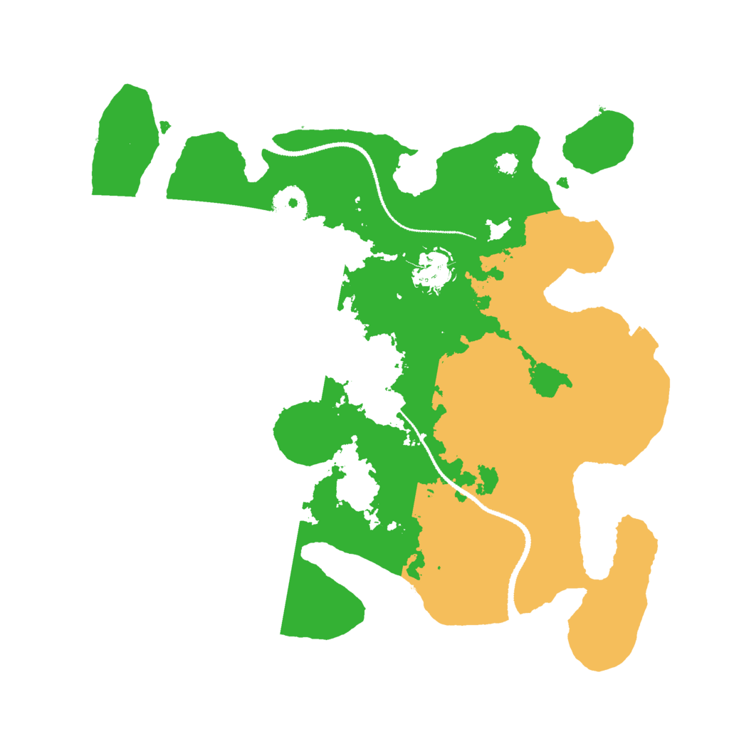 Biome Rust Map: Procedural Map, Size: 3064, Seed: 46546456