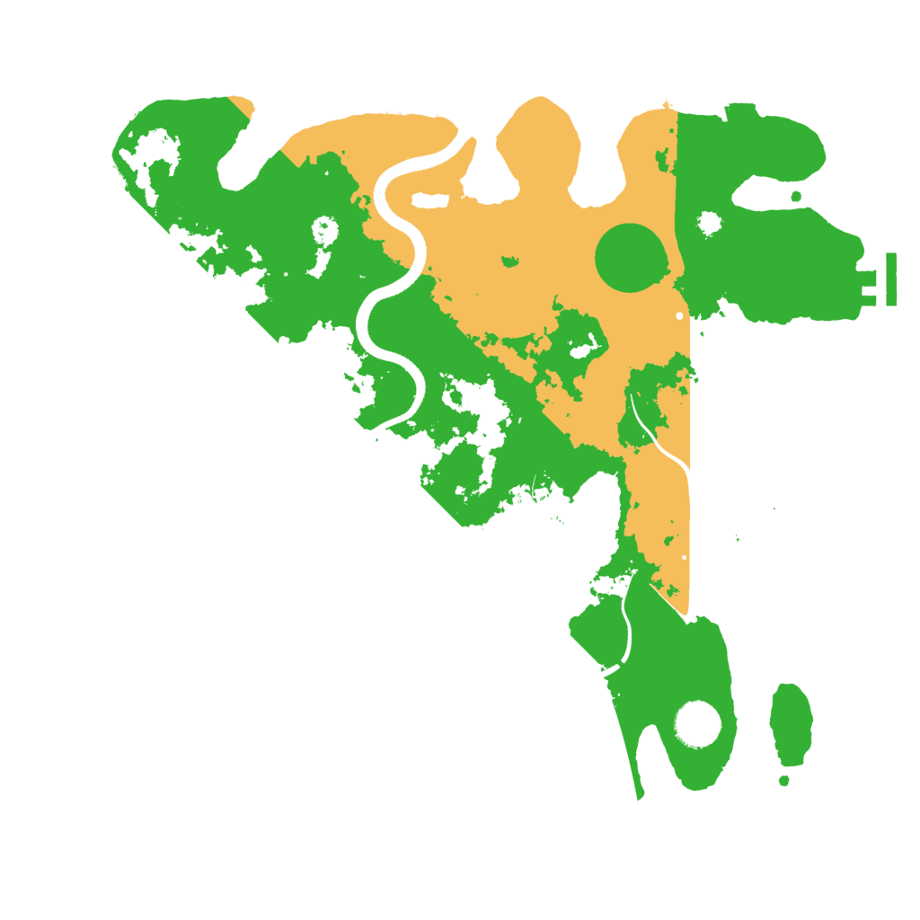 Biome Rust Map: Procedural Map, Size: 3500, Seed: 98810195