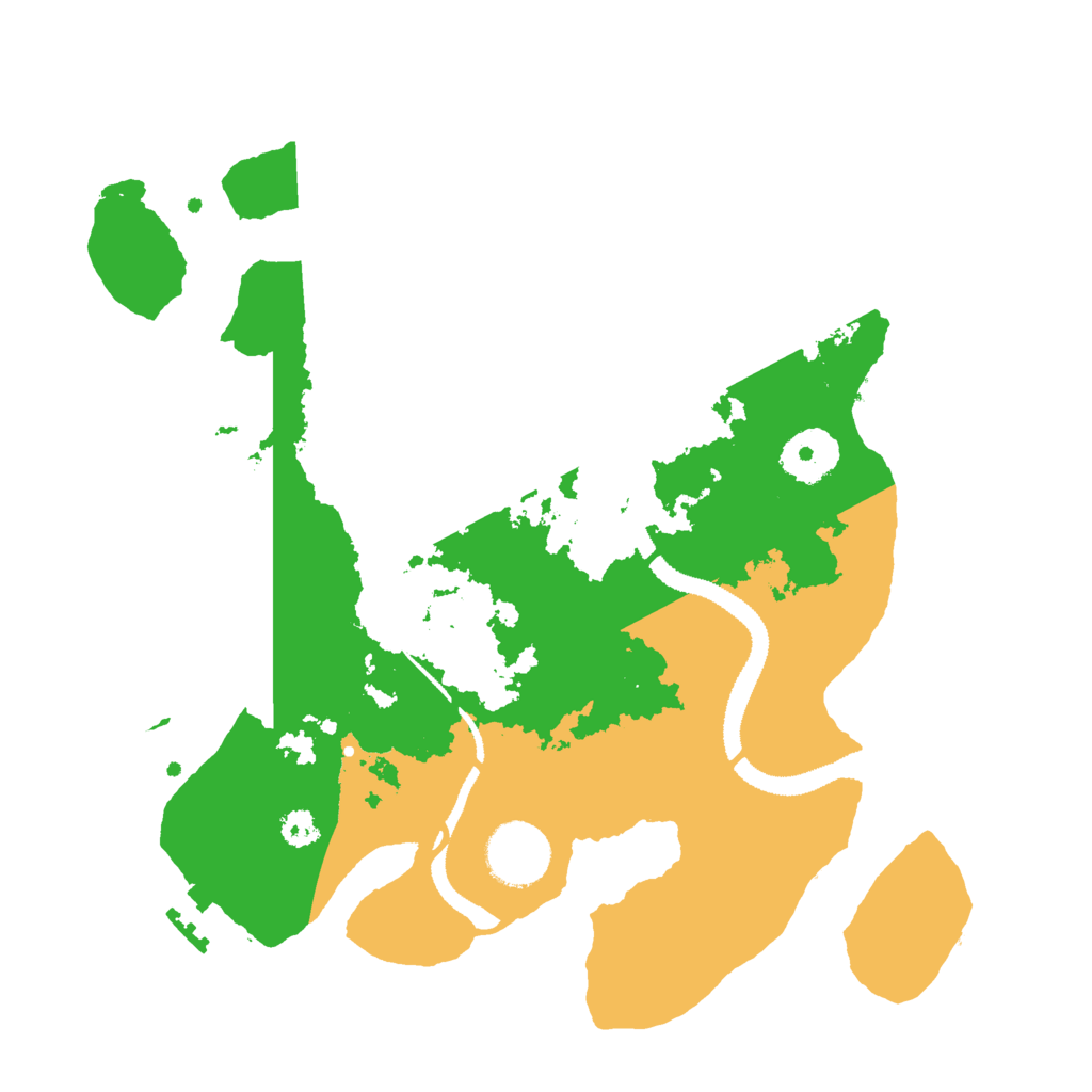 Biome Rust Map: Procedural Map, Size: 3000, Seed: 909