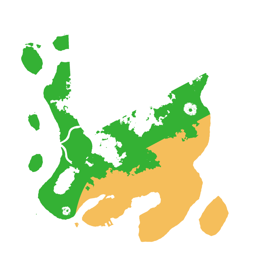 Biome Rust Map: Procedural Map, Size: 3000, Seed: 909