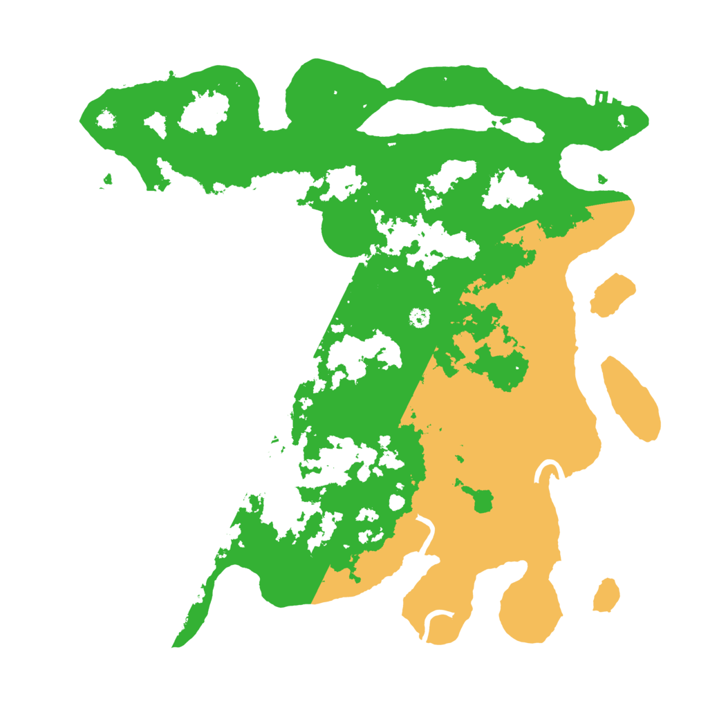 Biome Rust Map: Procedural Map, Size: 3500, Seed: 76296187