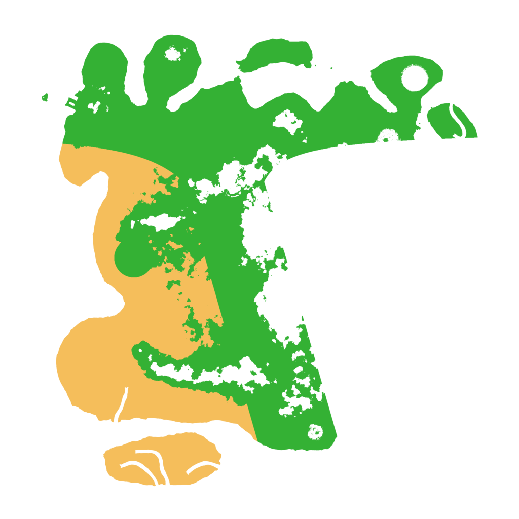 Biome Rust Map: Procedural Map, Size: 3500, Seed: 11421475