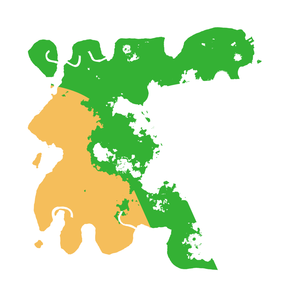 Biome Rust Map: Procedural Map, Size: 3500, Seed: 52150373