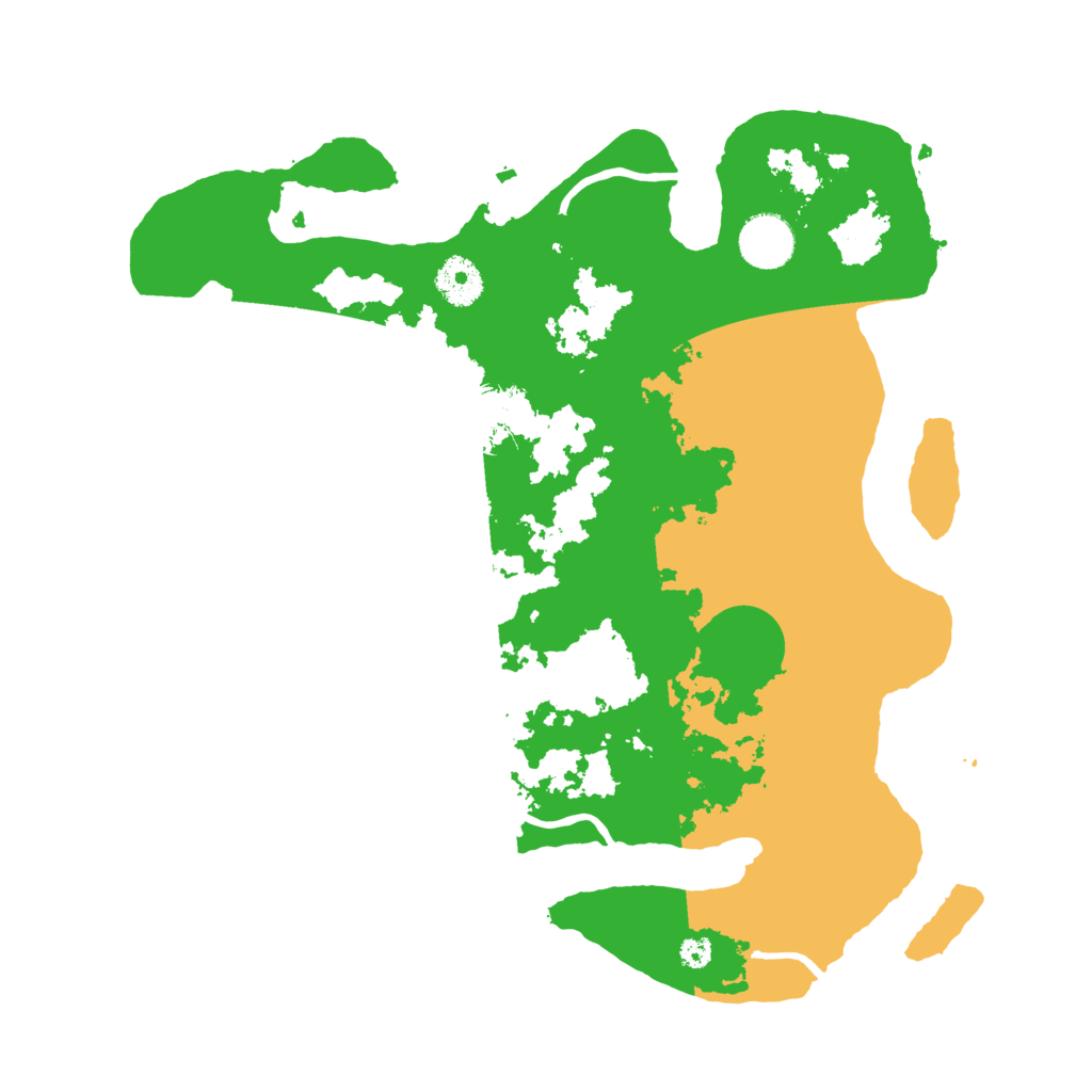 Biome Rust Map: Procedural Map, Size: 3500, Seed: 70538935