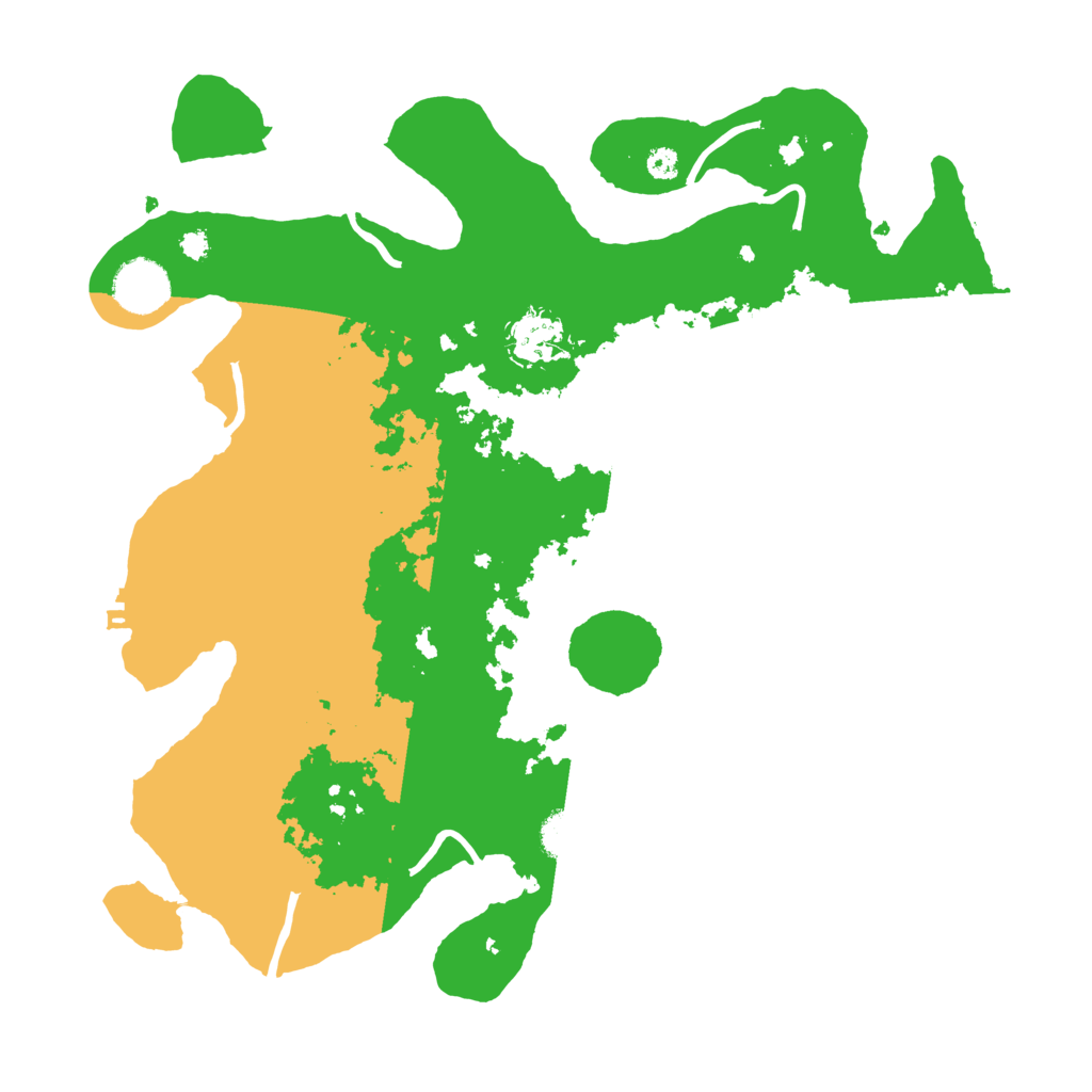 Biome Rust Map: Procedural Map, Size: 3500, Seed: 4364739