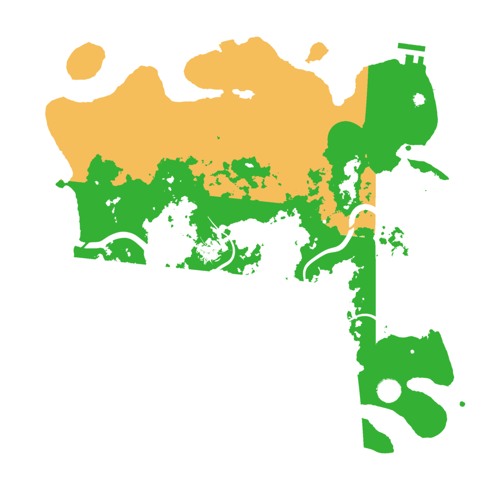 Biome Rust Map: Procedural Map, Size: 3700, Seed: 569400376