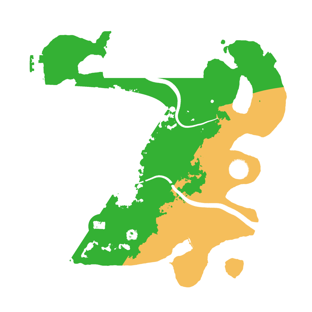 Biome Rust Map: Procedural Map, Size: 2800, Seed: 6