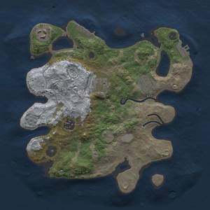 Thumbnail Rust Map: Procedural Map, Size: 2800, Seed: 6, 14 Monuments