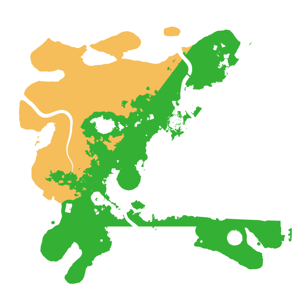 Biome Rust Map: Procedural Map, Size: 3500, Seed: 207855760