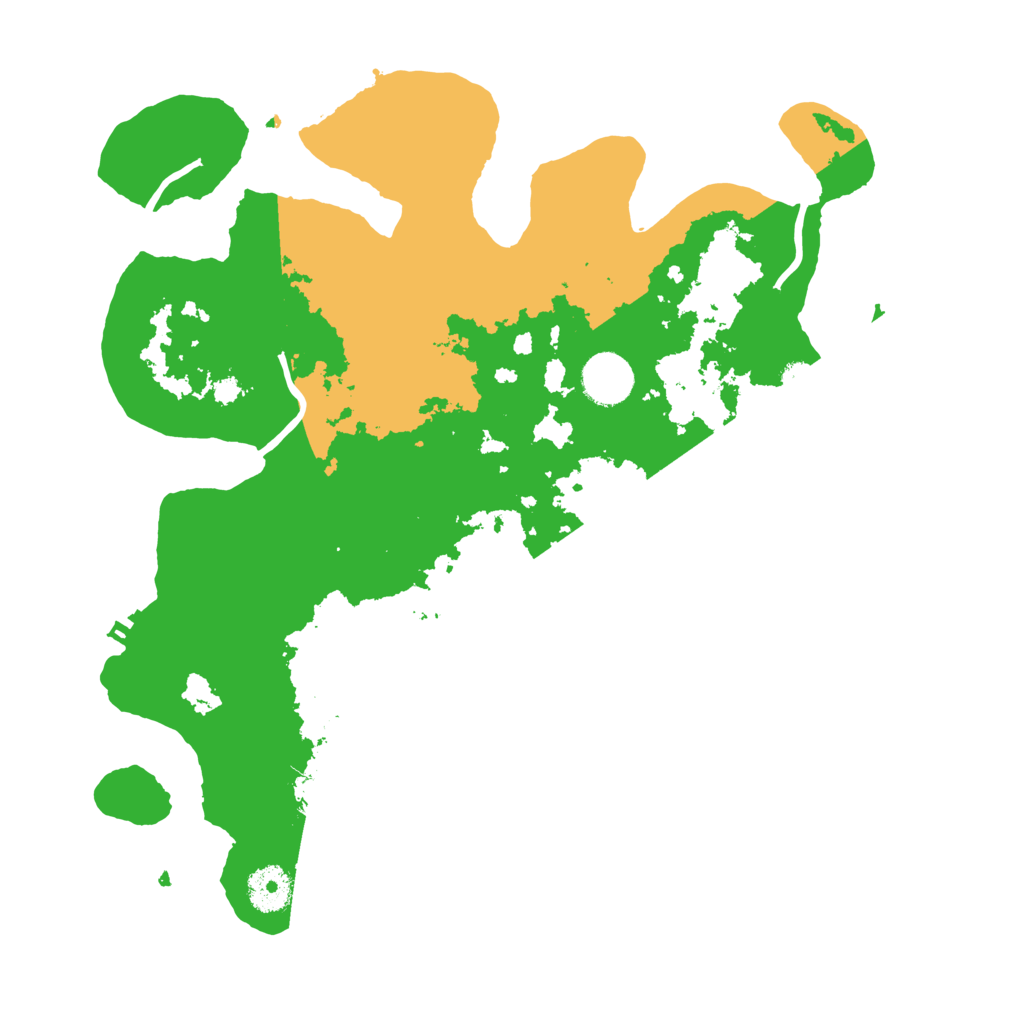 Biome Rust Map: Procedural Map, Size: 3500, Seed: 740934059