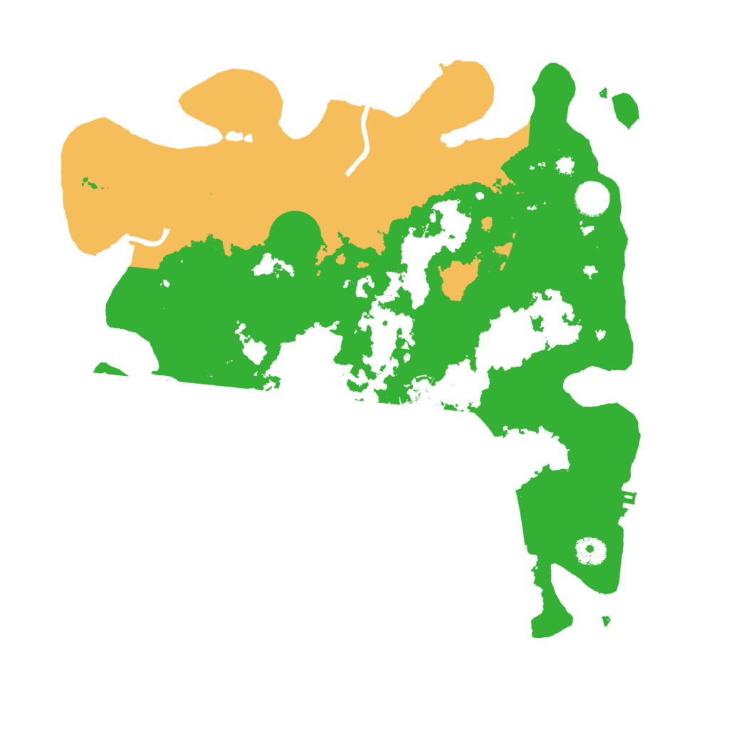 Biome Rust Map: Procedural Map, Size: 3700, Seed: 2090136084
