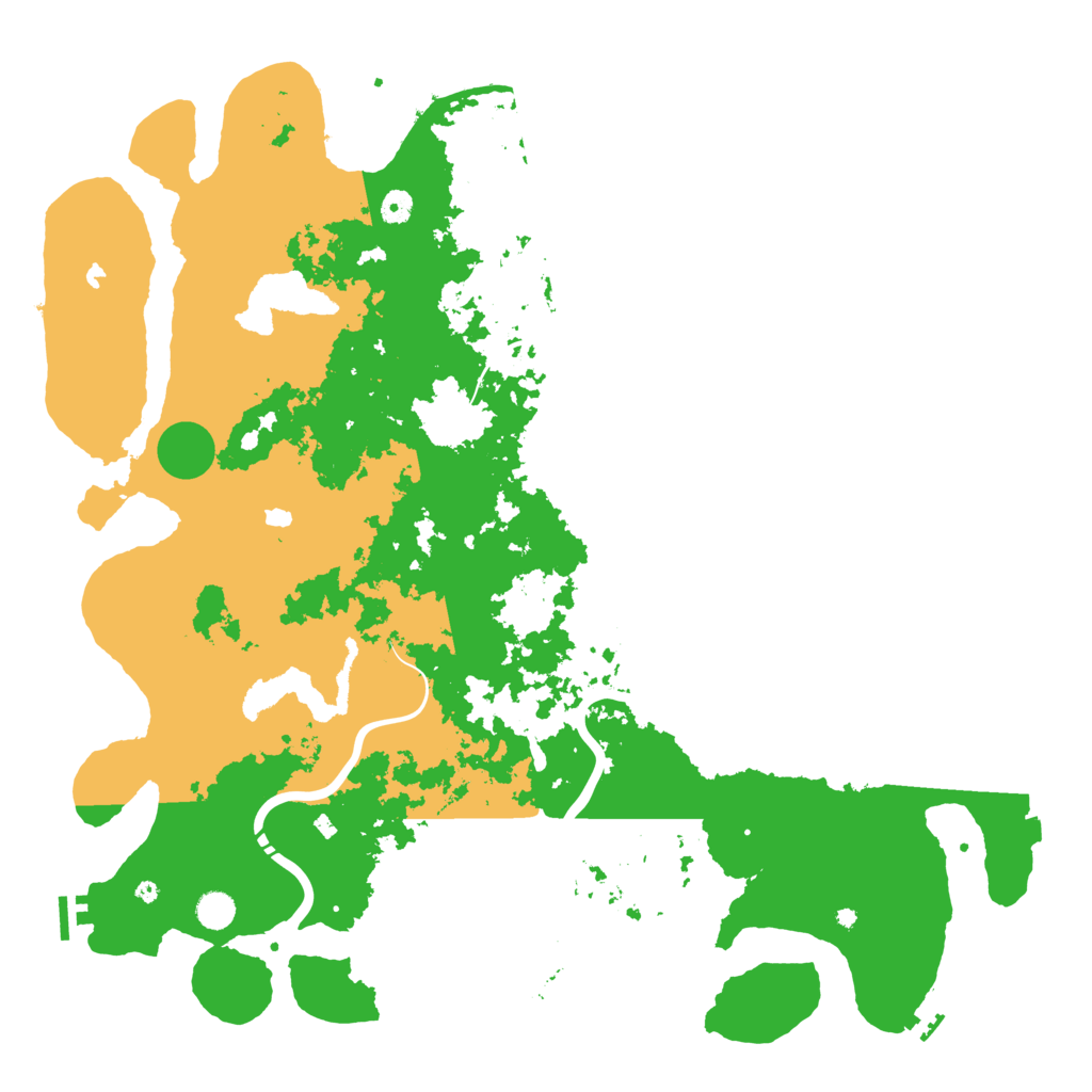 Biome Rust Map: Procedural Map, Size: 5000, Seed: 401