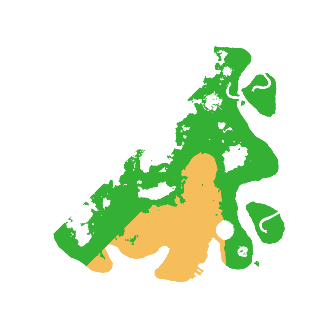 Biome Rust Map: Procedural Map, Size: 3000, Seed: 440172956