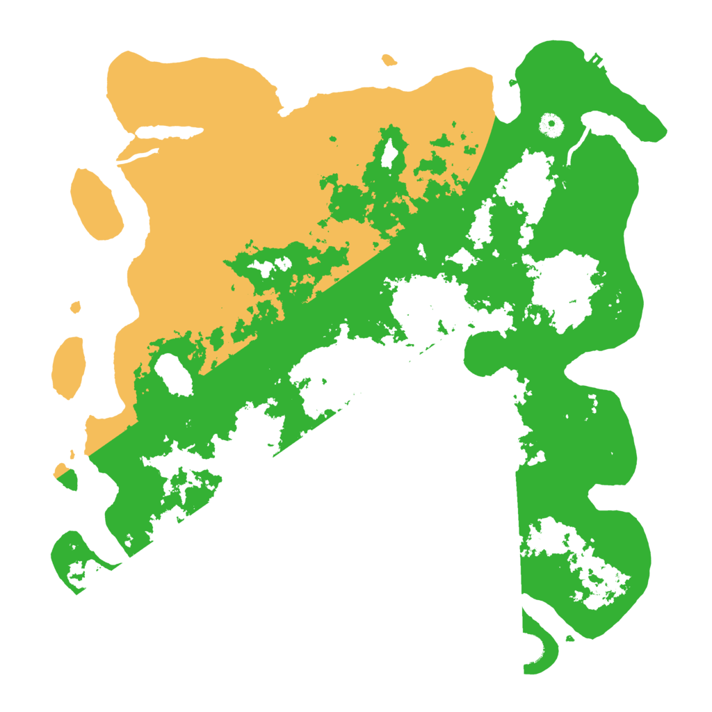 Biome Rust Map: Procedural Map, Size: 4444, Seed: 147641