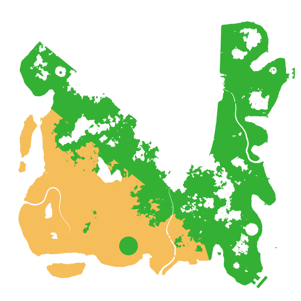 Biome Rust Map: Procedural Map, Size: 4250, Seed: 1016183205
