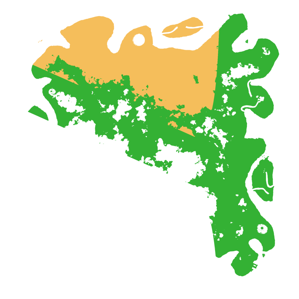 Biome Rust Map: Procedural Map, Size: 4444, Seed: 275047