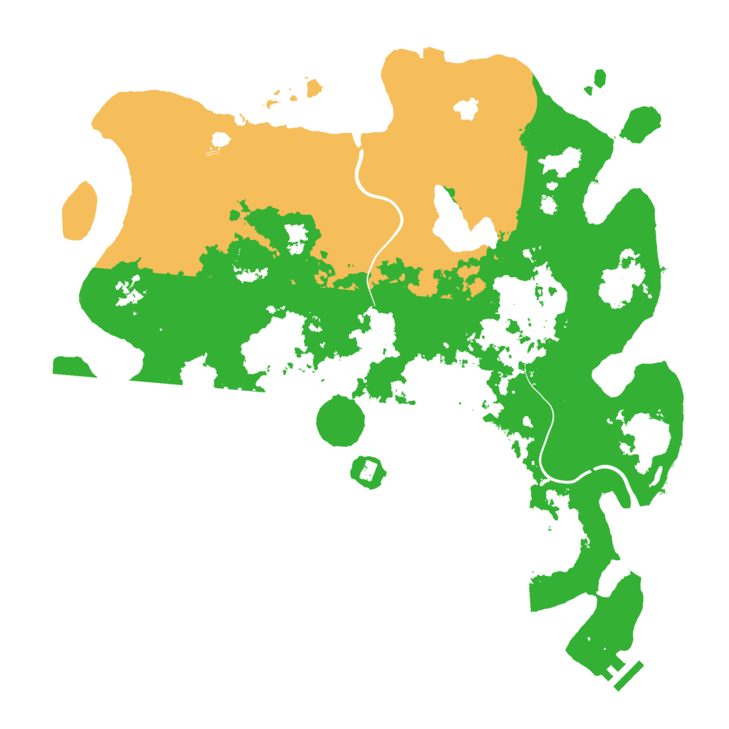 Biome Rust Map: Procedural Map, Size: 4000, Seed: 558122320