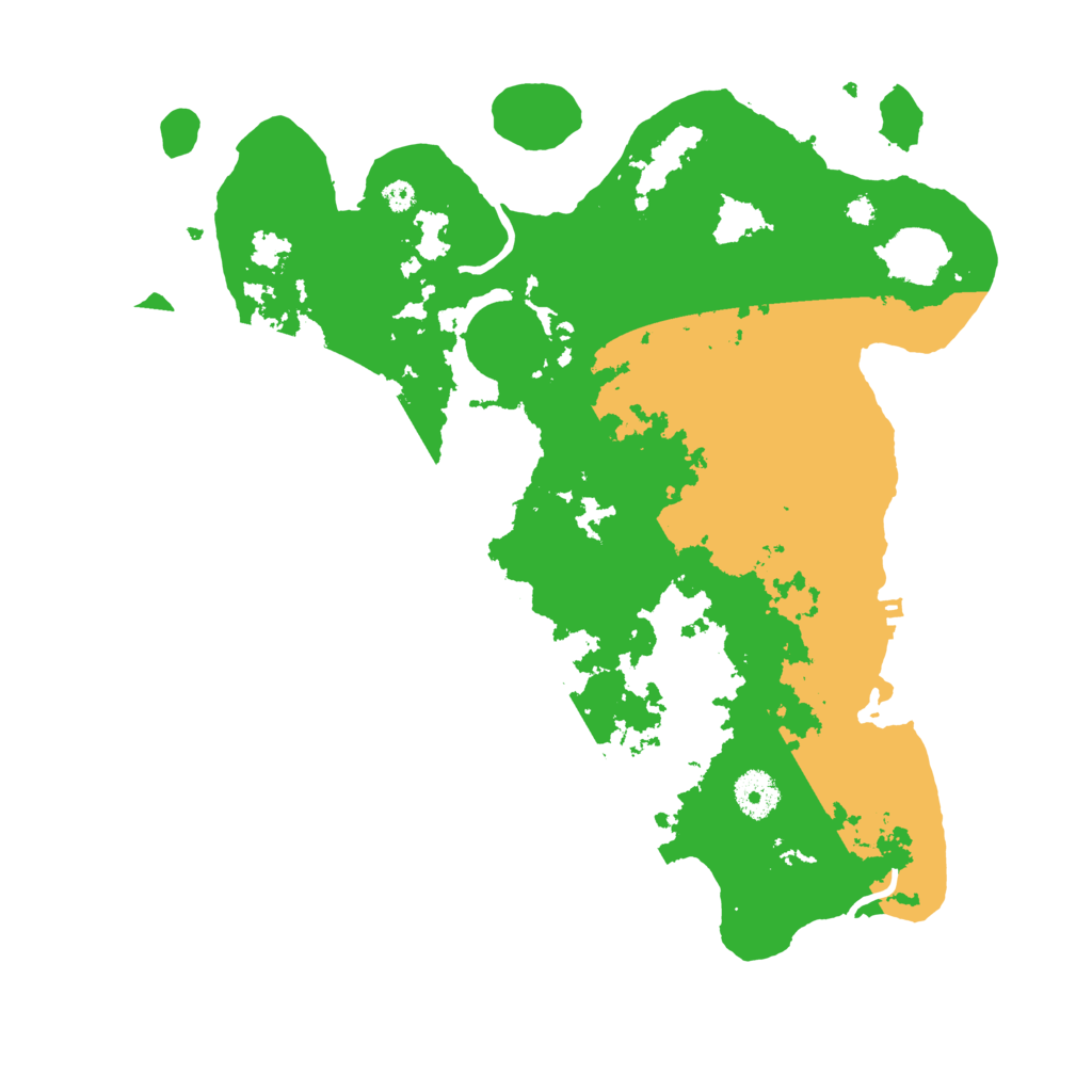 Biome Rust Map: Procedural Map, Size: 3600, Seed: 27128034