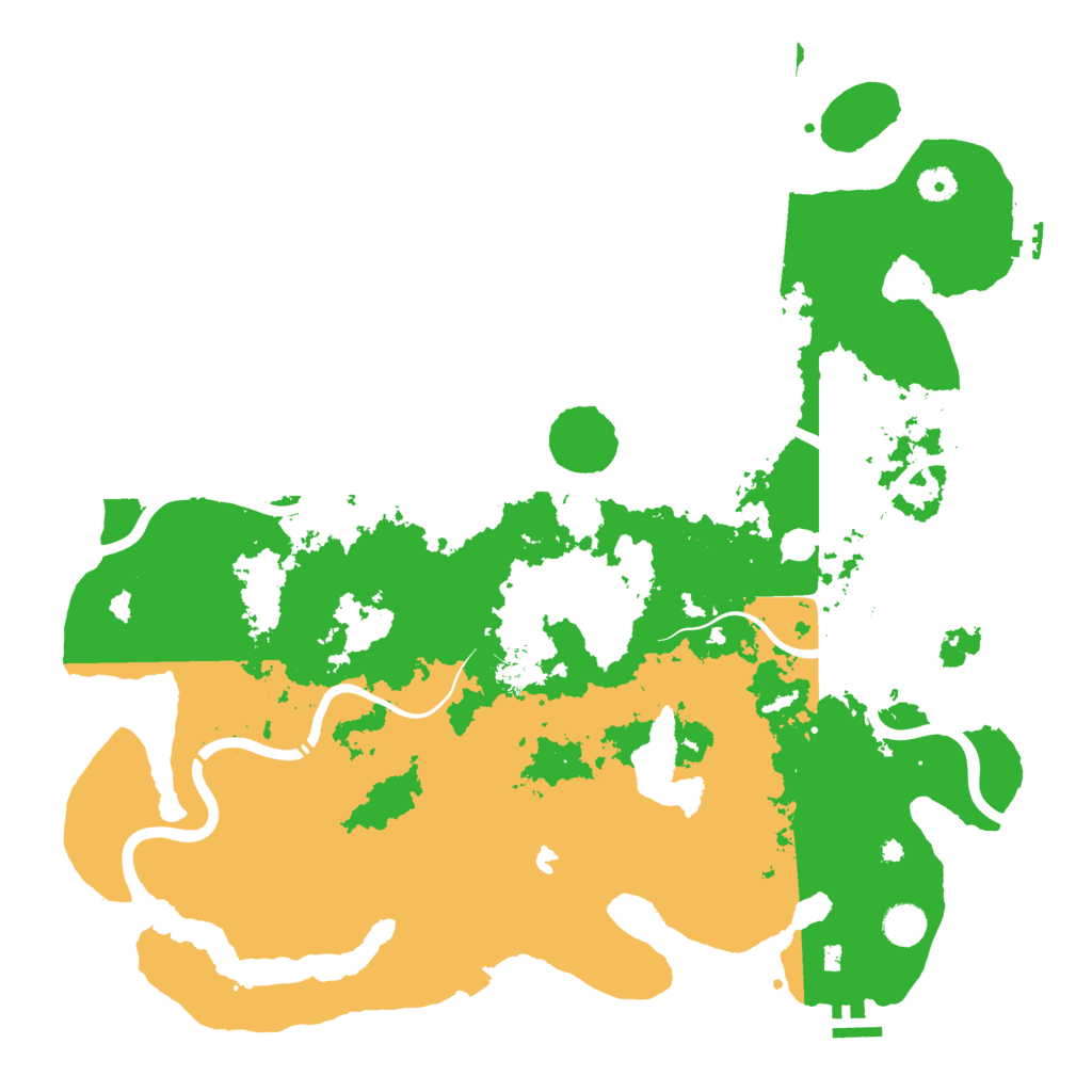 Biome Rust Map: Procedural Map, Size: 4444, Seed: 665670