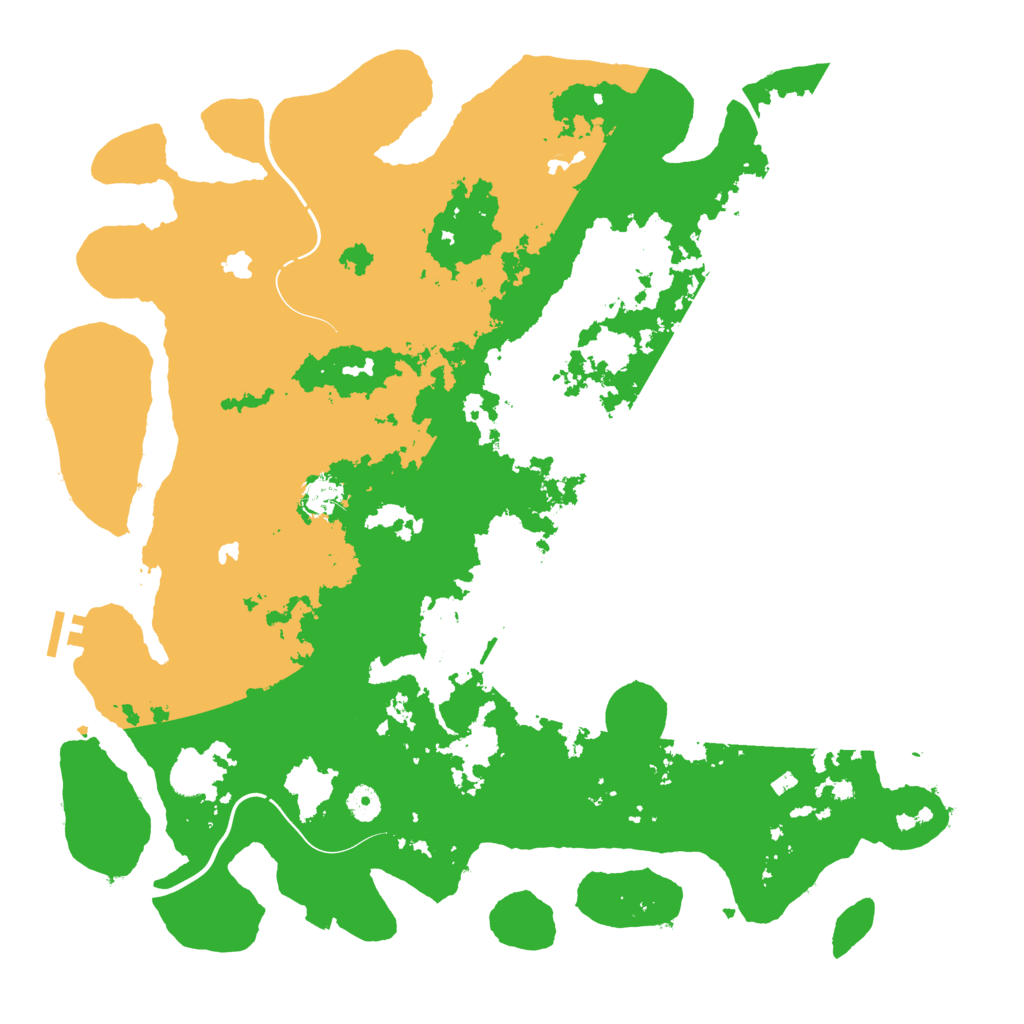 Biome Rust Map: Procedural Map, Size: 4500, Seed: 98