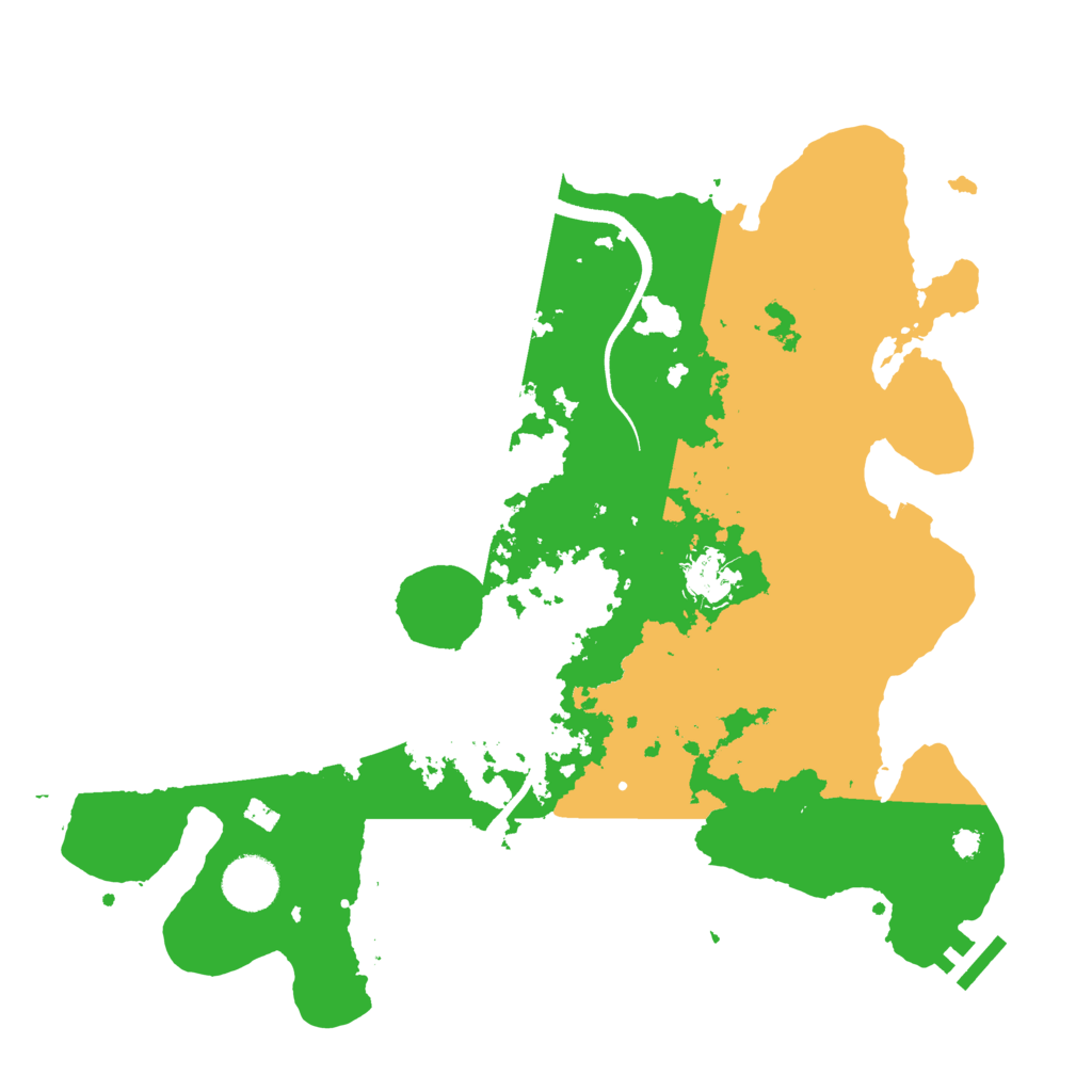 Biome Rust Map: Procedural Map, Size: 3500, Seed: 570026961