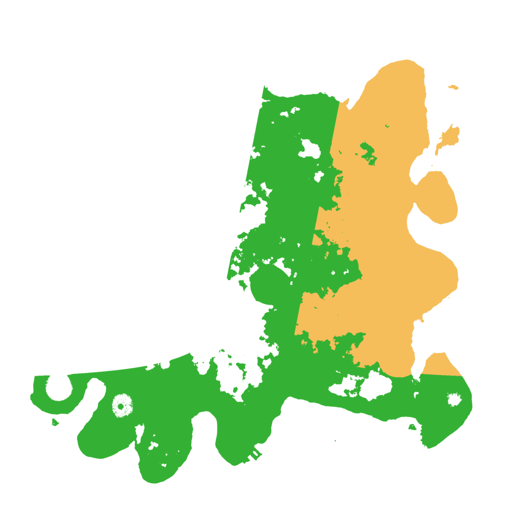 Biome Rust Map: Procedural Map, Size: 3500, Seed: 570026961