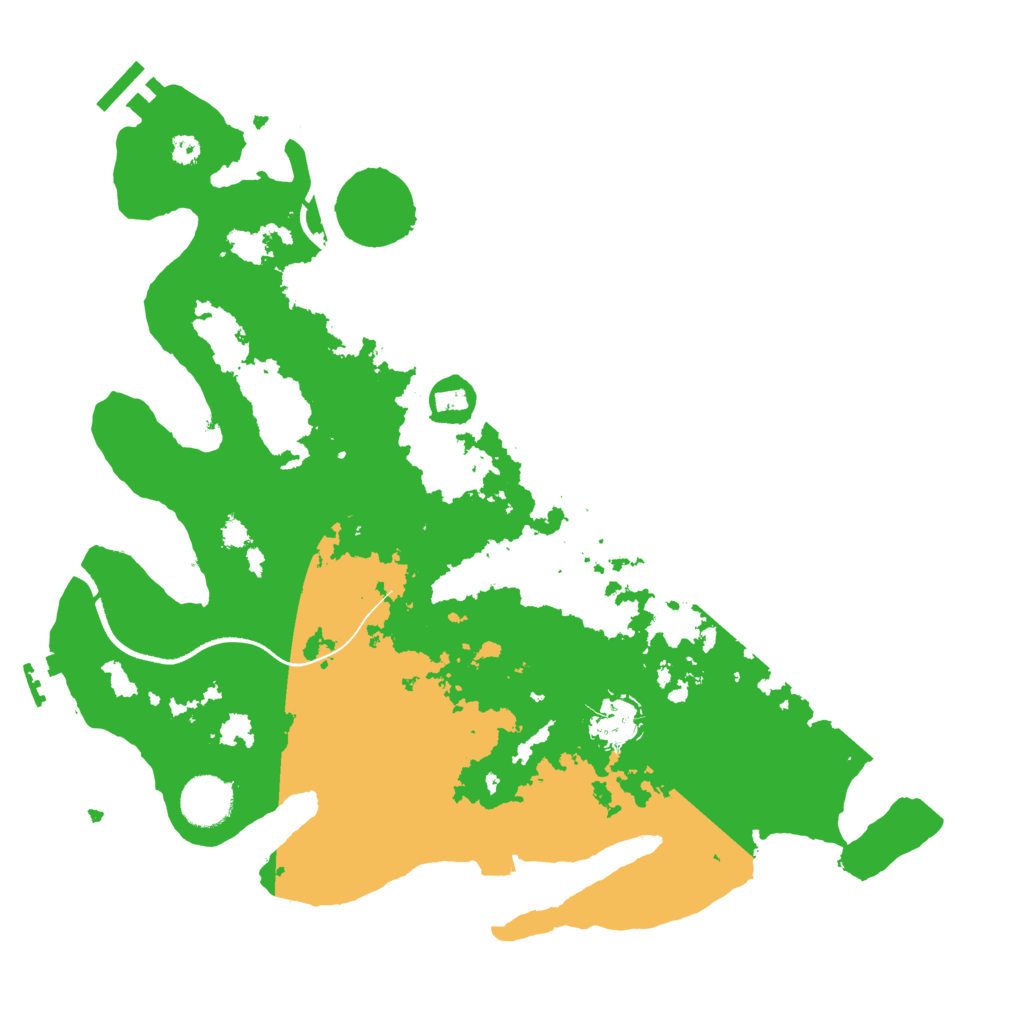 Biome Rust Map: Procedural Map, Size: 3500, Seed: 546704411